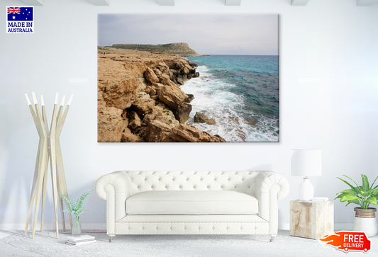 Rocks & Sea Sky View Photograph Print 100% Australian Made