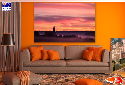 Sunrise Church Steeple Photograph Print 100% Australian Made