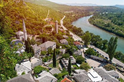 Počitelj Village Photograph, Čapljina, Bosnia and Herzegovin Print 100% Australian Made