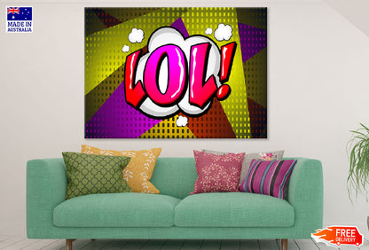 Lol Quote Illustration Print 100% Australian Made