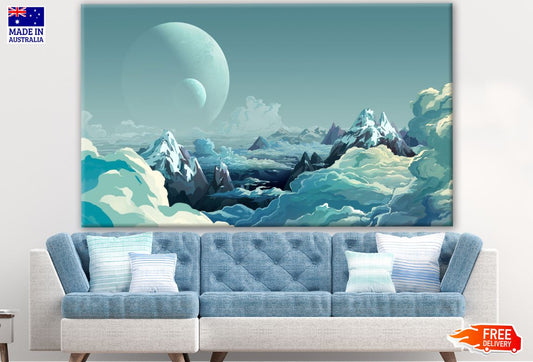 Sky Scenery Painting Print 100% Australian Made