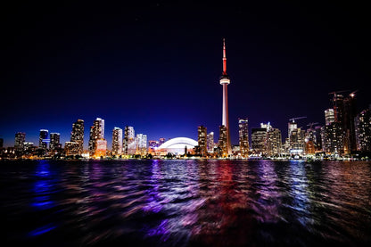 Toronto Skyline, Canada At Night Photograph Print 100% Australian Made
