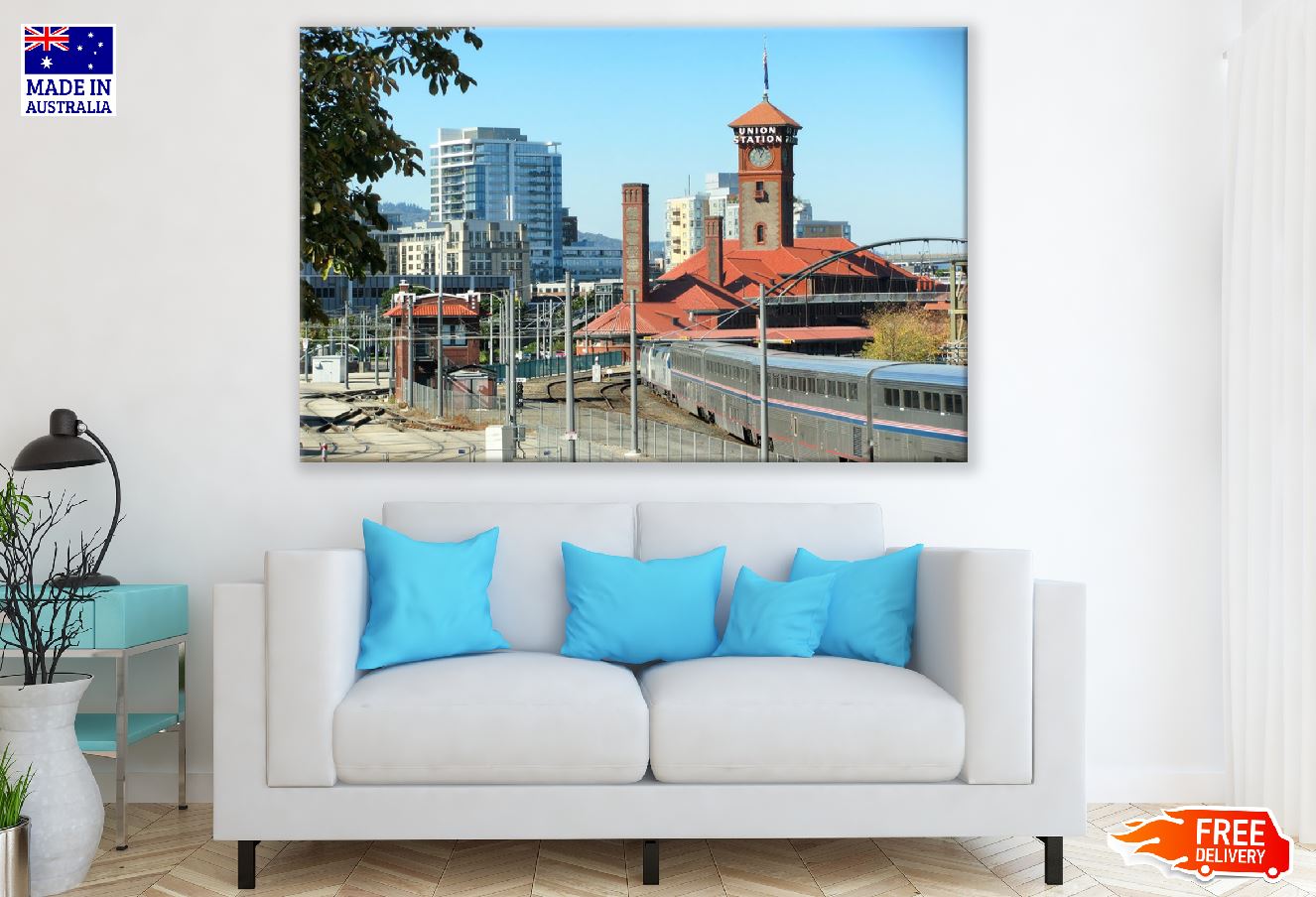 Portland Union Station Photograph, Oregon, US Print 100% Australian Made