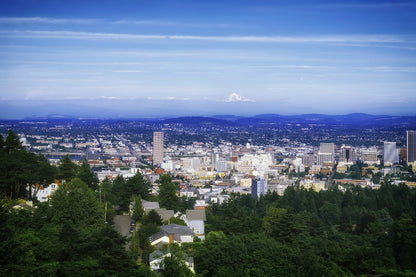 Portland Cityscape Photograph, Oregon, US Print 100% Australian Made