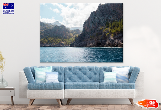 Mountain & River Sky View Photograph Print 100% Australian Made