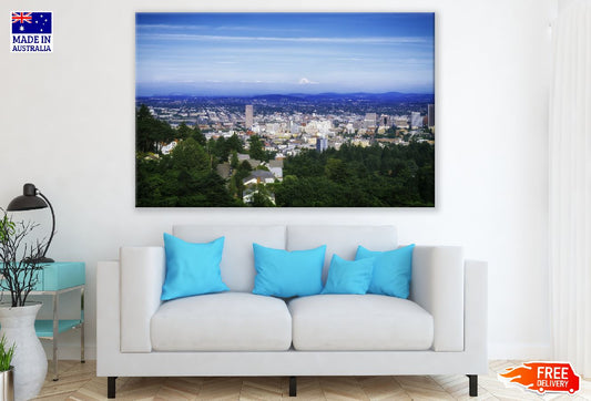 Portland Cityscape Photograph, Oregon, US Print 100% Australian Made