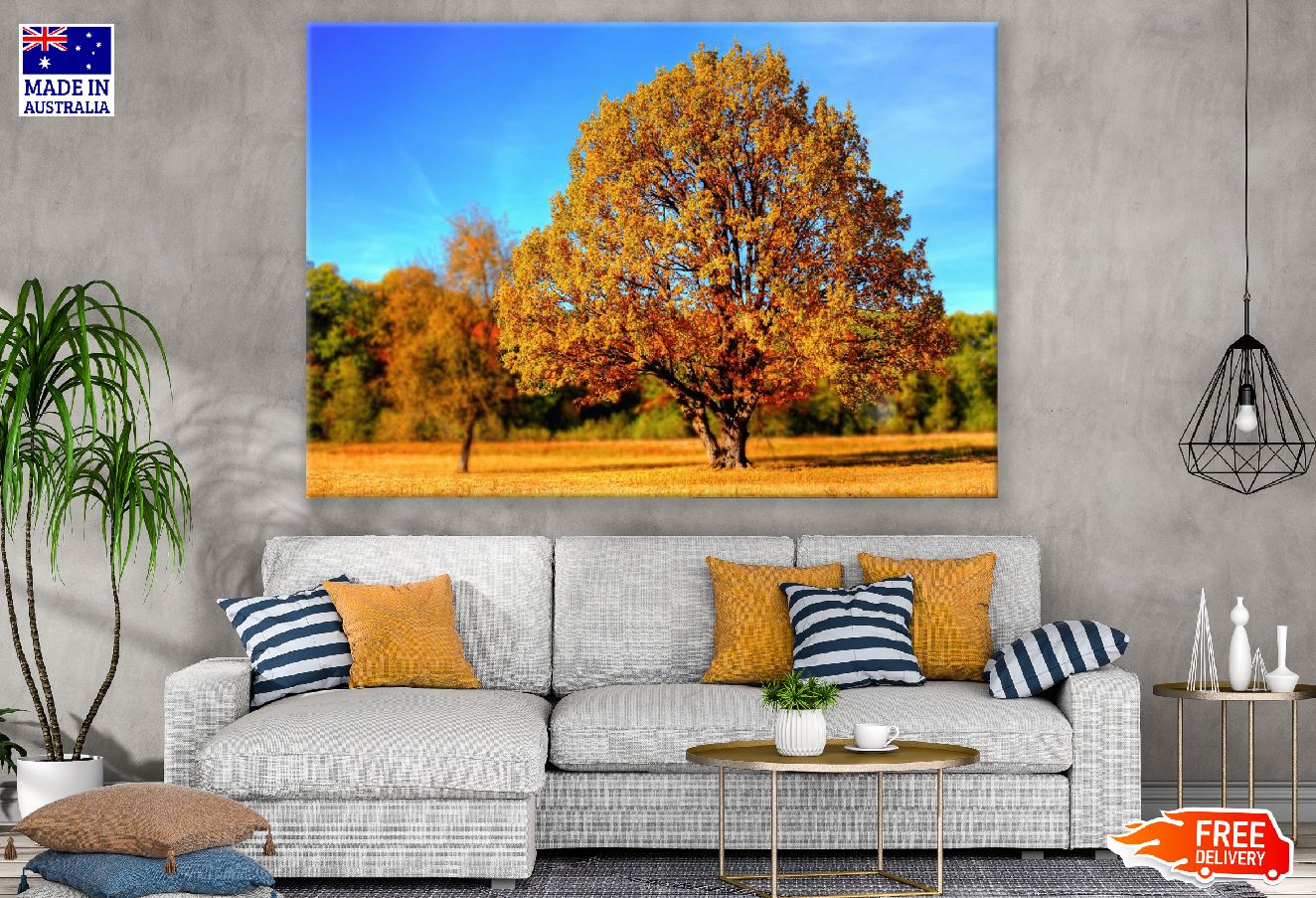 Maple Tree Autumn Scenery Photograph Print 100% Australian Made