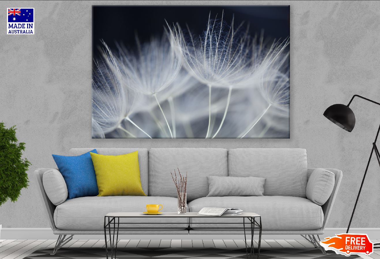 Dandelions Closeup Photograph Print 100% Australian Made