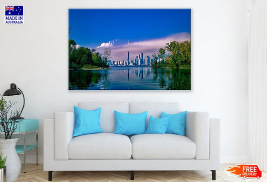 Downtown of Toronto from Toronto Islands, Canada Print 100% Australian Made