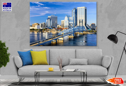Jacksonville, Florida, USA Downtown View Photograph Print 100% Australian Made