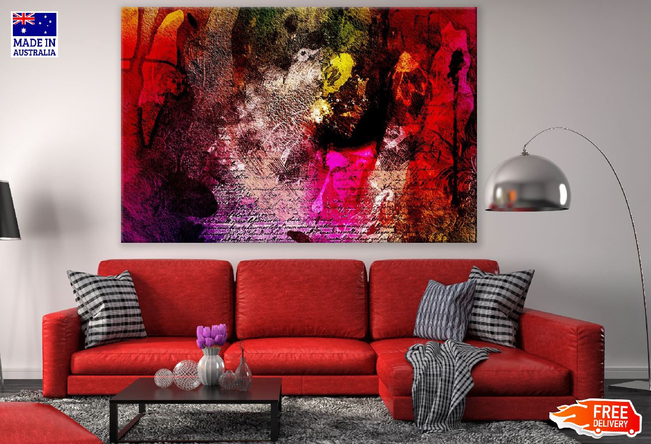 Colorful Abstract Design Print 100% Australian Made