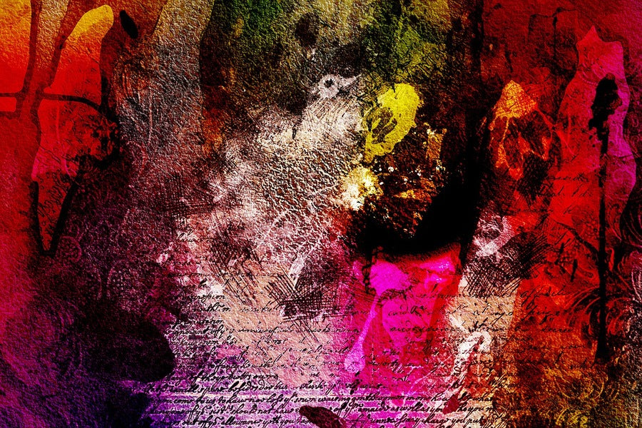 Colorful Abstract Design Print 100% Australian Made