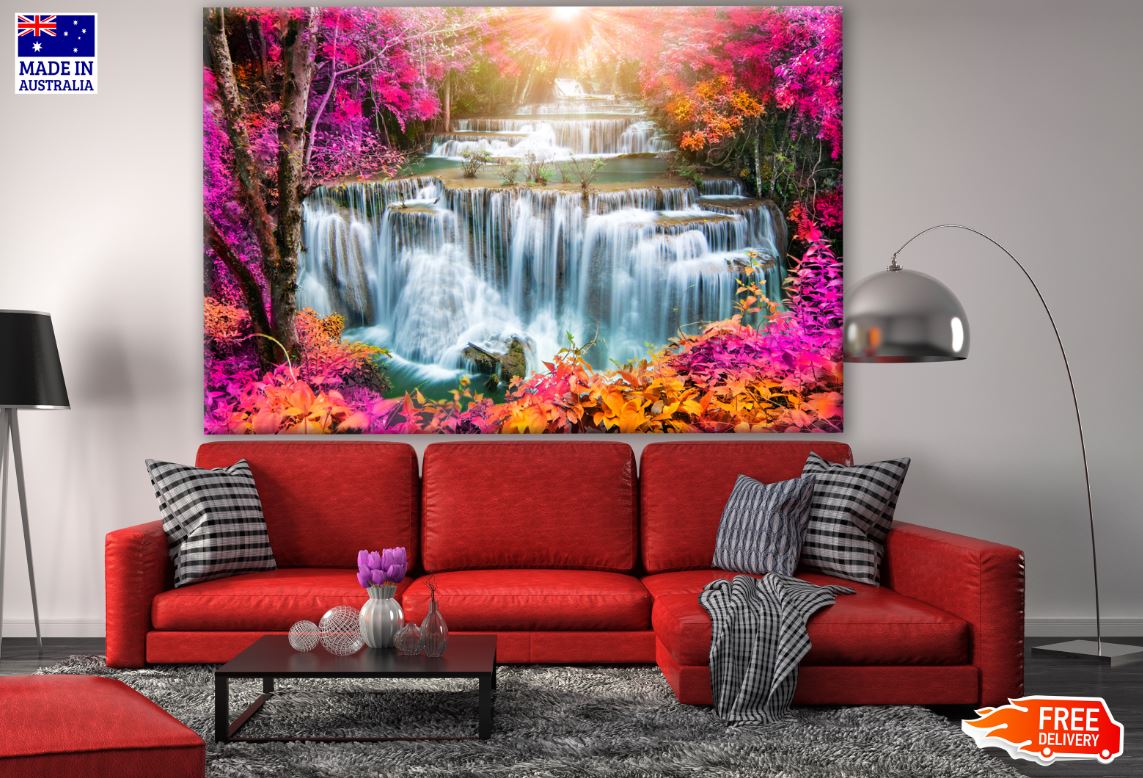 Stunning Waterfall Scenery Photograph Print 100% Australian Made
