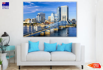 Jacksonville, Florida, USA Downtown View Photograph Print 100% Australian Made