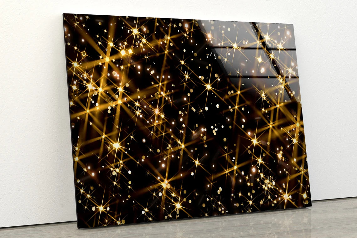 Stars Design Acrylic Glass Print Tempered Glass Wall Art 100% Made in Australia Ready to Hang