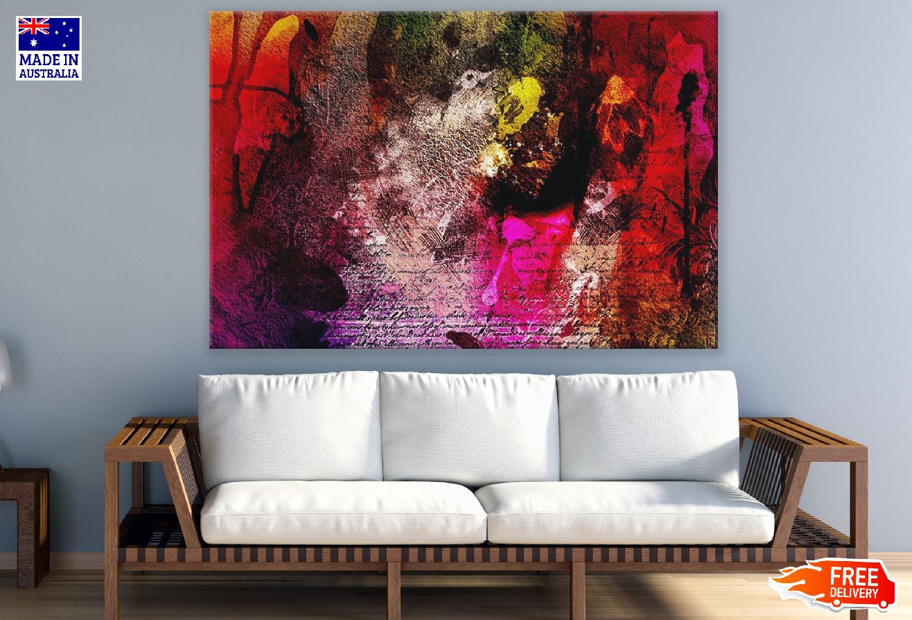 Colorful Abstract Design Print 100% Australian Made