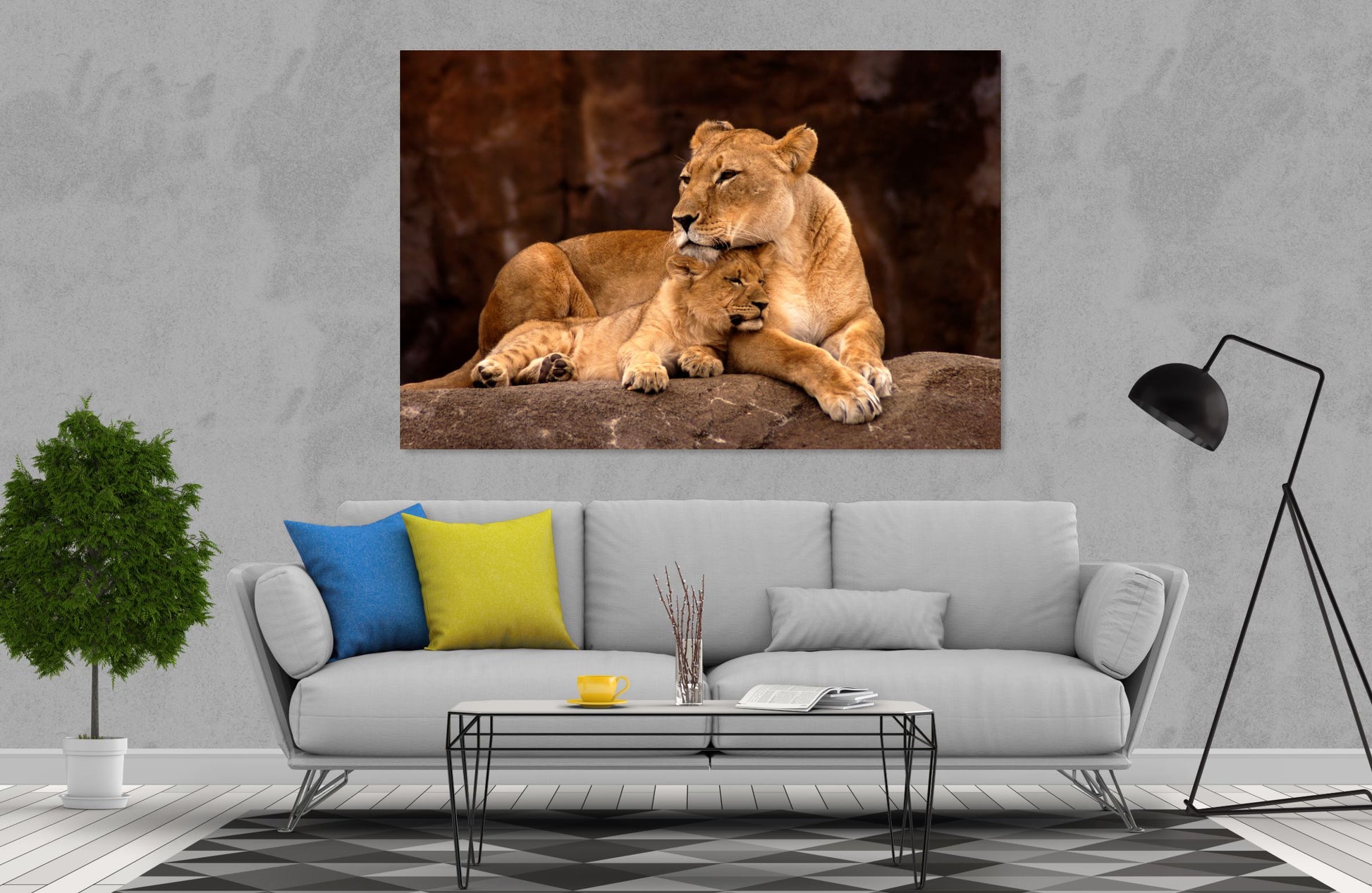 Lovely Lion Print 100% Australian Made