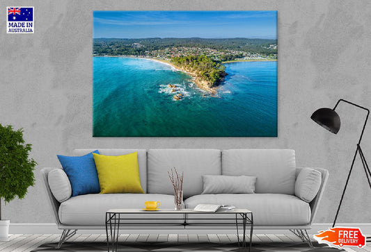 Batemans Bay Aerial Photograph Print 100% Australian Made