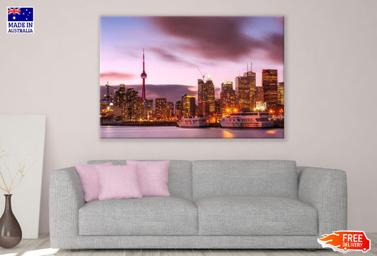 Toronto City View From Lake, Canada Print 100% Australian Made