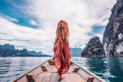 Girl on Boat Photograph Print 100% Australian Made Photograph Print 100% Australian Made