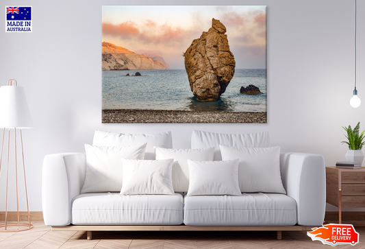 Rock On Sea Sunset Sky View Photograph Print 100% Australian Made