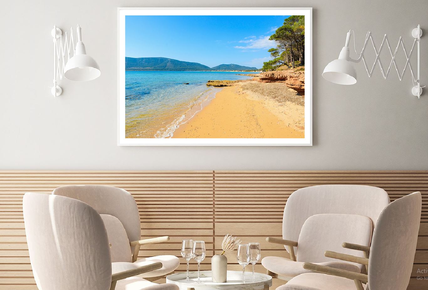 Sandy Mugoni Beach View Photograph Italy Home Decor Premium Quality Poster Print Choose Your Sizes