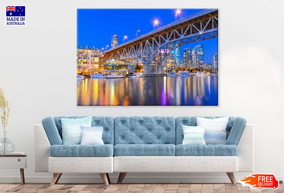 Granville Bridge Yacht Harbor View Photograph Print 100% Australian Made