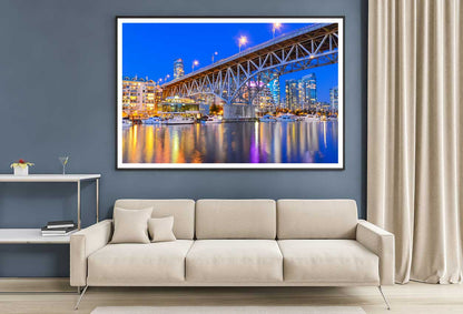 Granville Bridge Yacht Harbor Photograph Home Decor Premium Quality Poster Print Choose Your Sizes