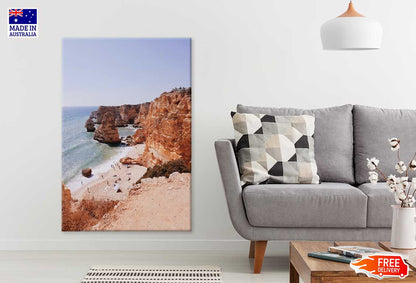 Rocky Beach on Atlantic Coast View Photograph Print 100% Australian Made