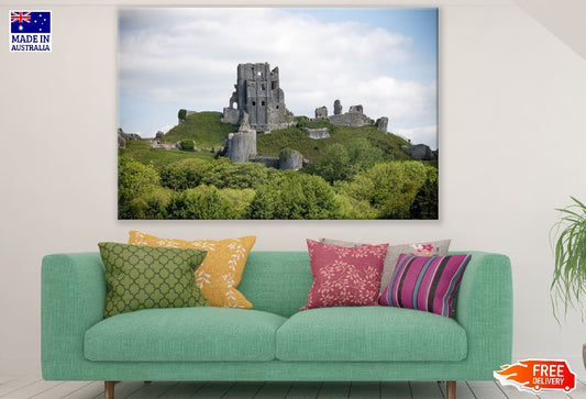 Corfe Castle Peninsula View Photograph Print 100% Australian Made