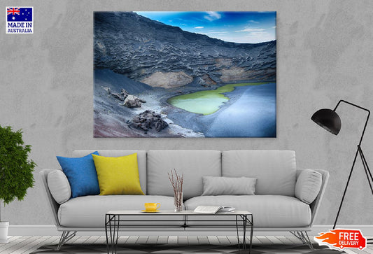 El Golfo Green Lagoon View Photograph Print 100% Australian Made