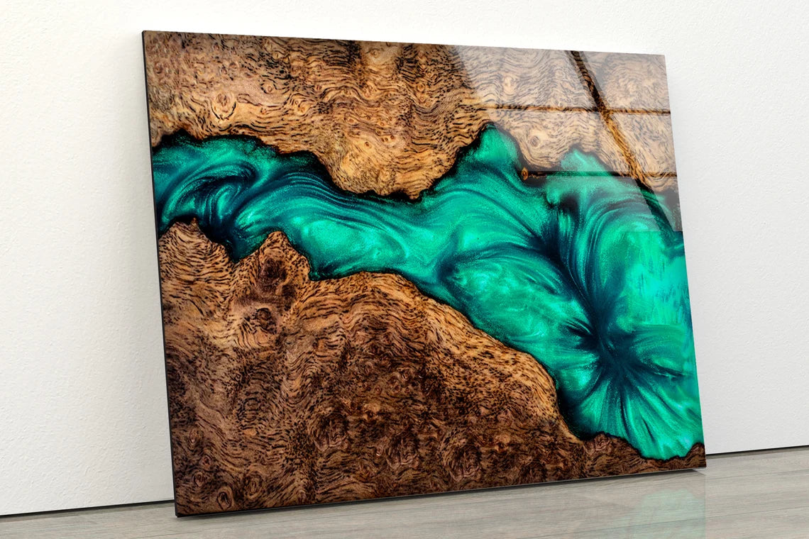 Resin & Wood Photograph Acrylic Glass Print Tempered Glass Wall Art 100% Made in Australia Ready to Hang