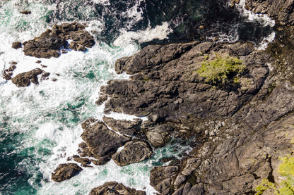 Sea Waves on Rocky Coast View Photograph Print 100% Australian Made