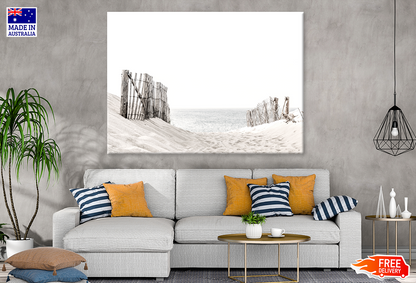 Sea Shore & Sea Skyline View Print 100% Australian Made