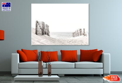Sea Shore & Sea Skyline View Print 100% Australian Made