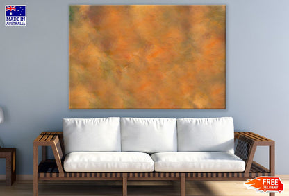 Orange & Grey Abstract Design Print 100% Australian Made