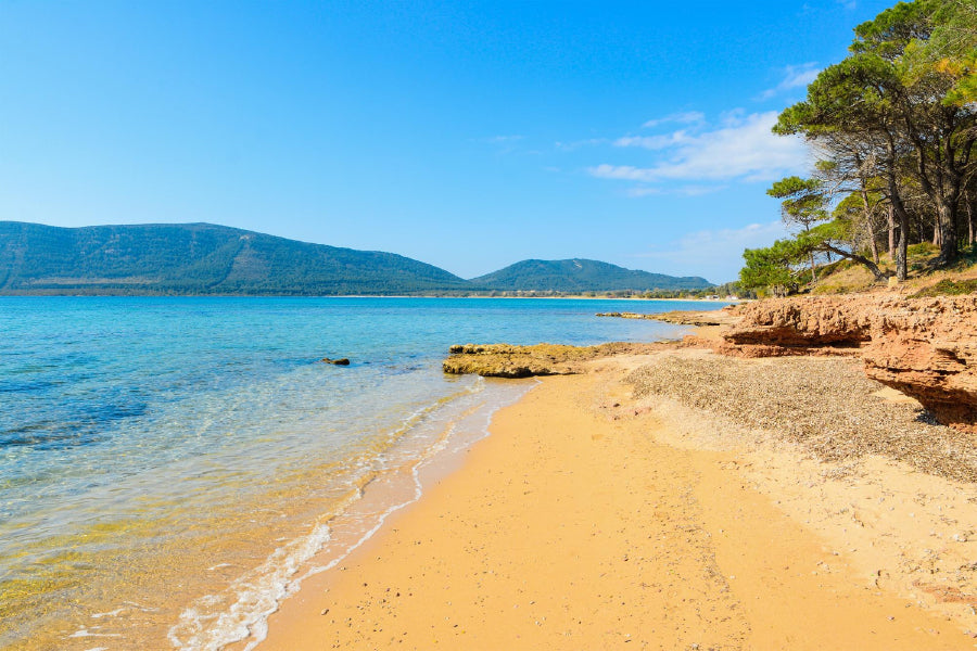 Sandy Mugoni Beach View Photograph Italy Home Decor Premium Quality Poster Print Choose Your Sizes
