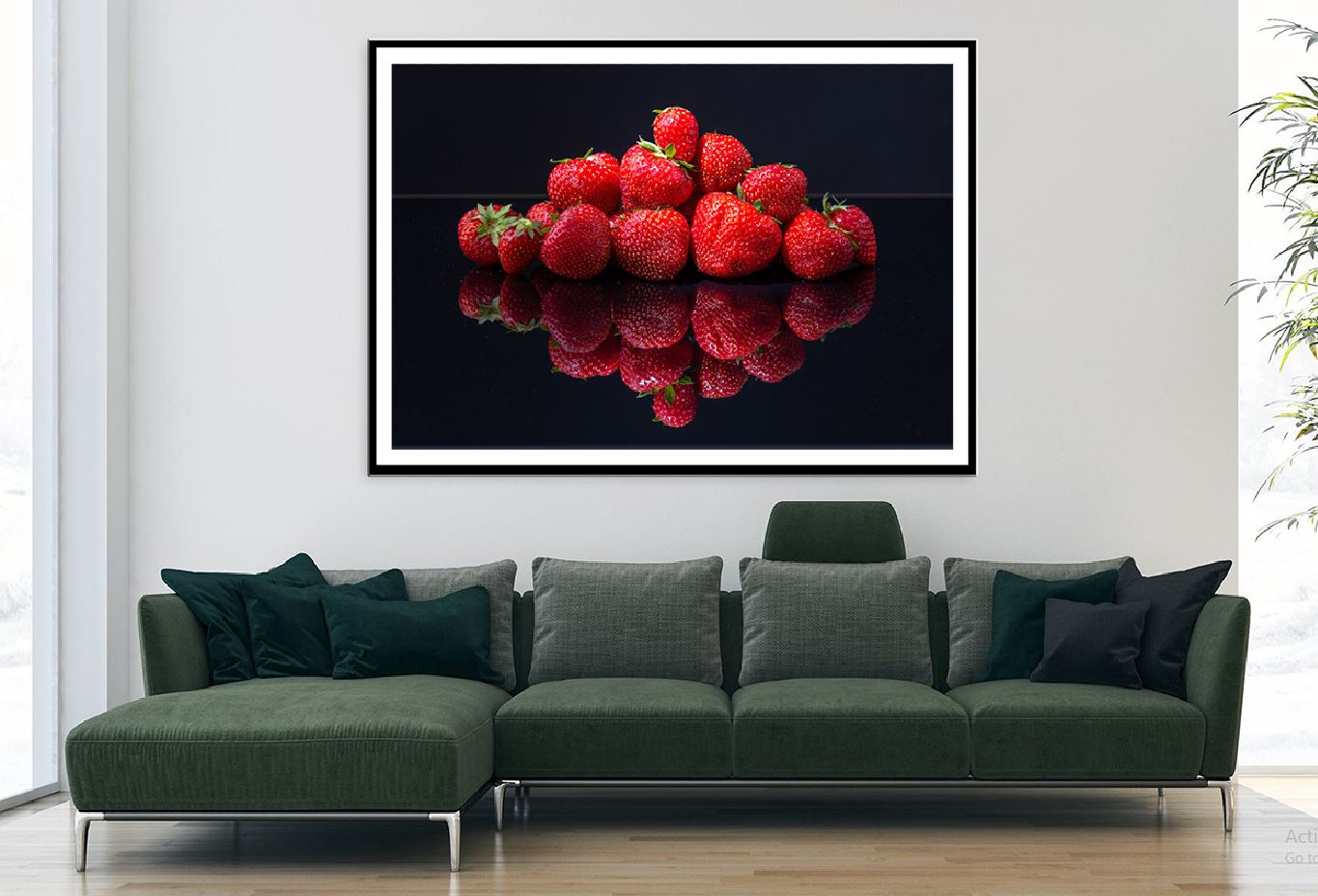 Pile Red Croatian Strawberries Photograph Home Decor Premium Quality Poster Print Choose Your Sizes