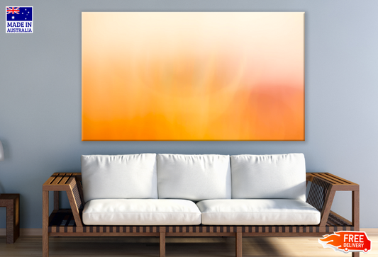 Orange Abstract Design Print 100% Australian Made