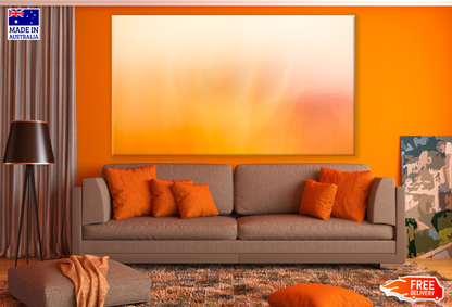 Orange Abstract Design Print 100% Australian Made