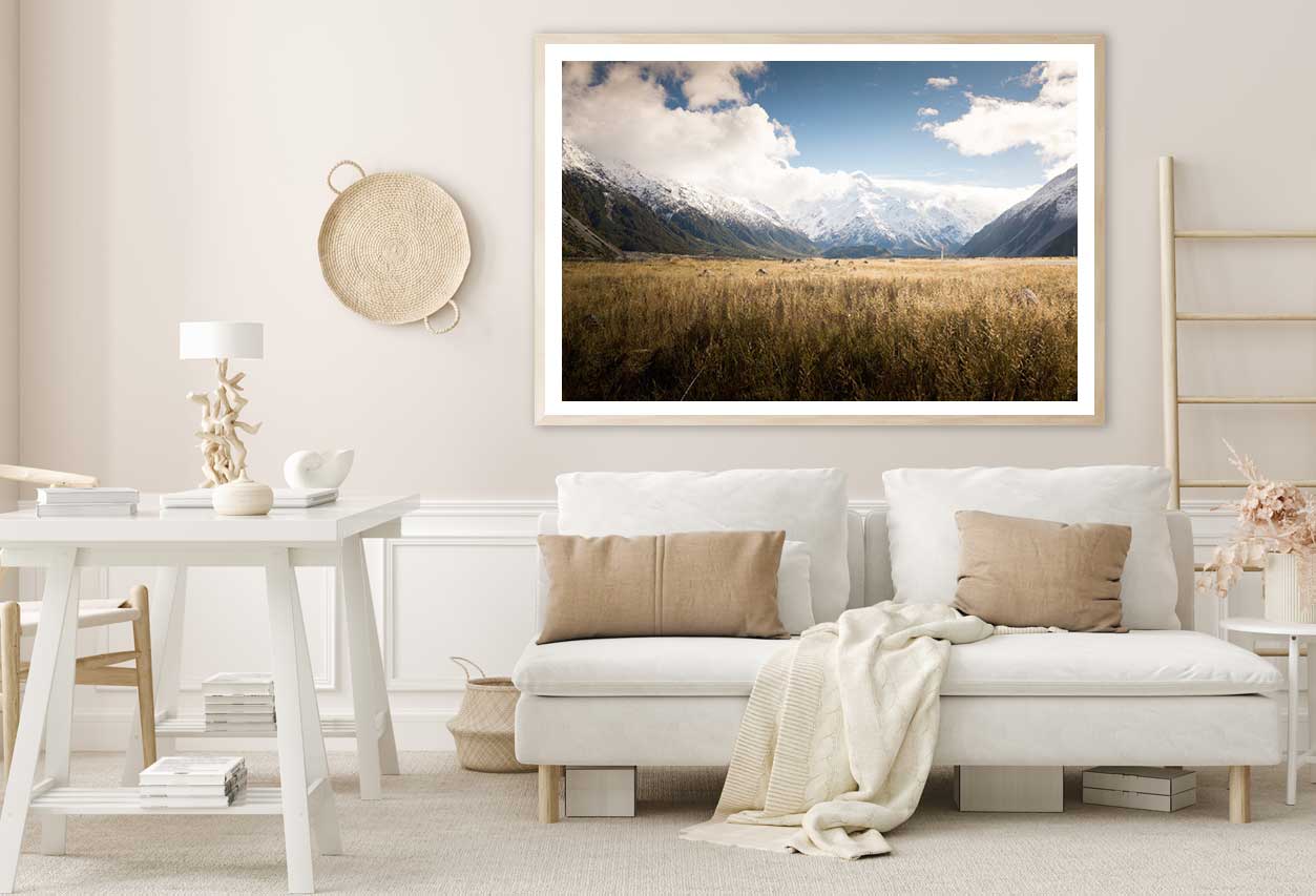 Aoraki/Mount Cook National Park View Photograph Home Decor Premium Quality Poster Print Choose Your Sizes