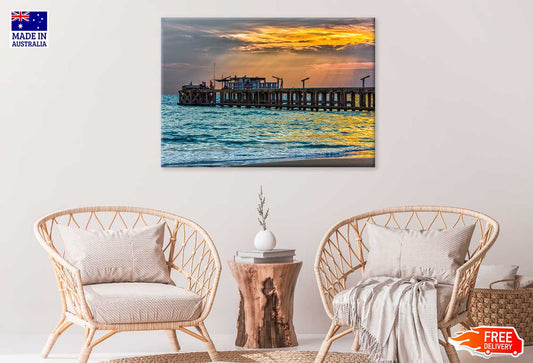 Light God's Bridge by Sea Sunset Sky View Photograph Print 100% Australian Made