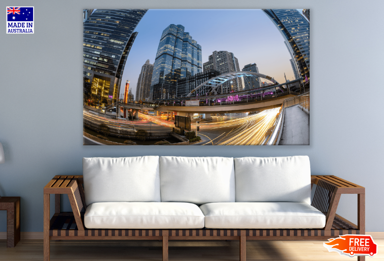 Cityscape Bangkok Print 100% Australian Made