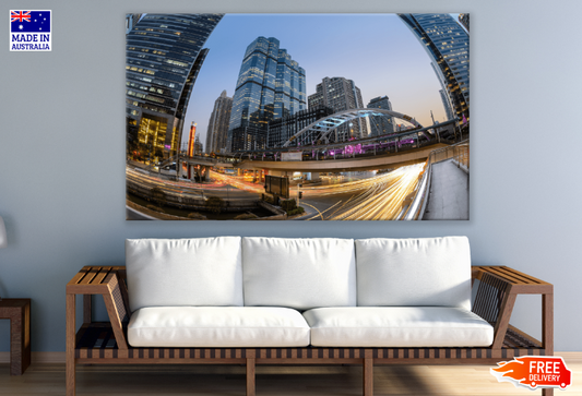 Cityscape Bangkok Print 100% Australian Made