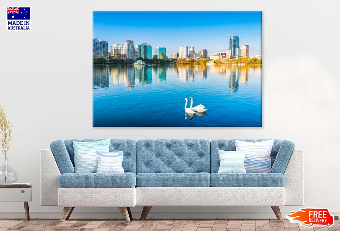 Lake Eola Park Orlando City View Photograph Print 100% Australian Made