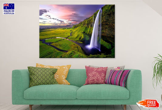 Meghalaya Waterfall View Photograph Print 100% Australian Made