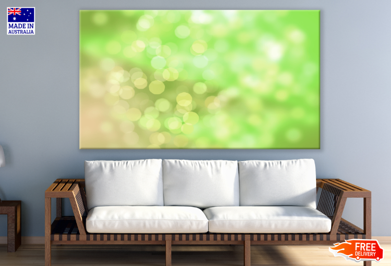 Green Abstract Design Print 100% Australian Made