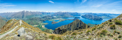 Panoramic Canvas Roys Peak Wanaka Scenery Photograph High Quality 100% Australian Made Wall Canvas Print Ready to Hang