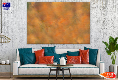 Orange & Grey Abstract Design Print 100% Australian Made