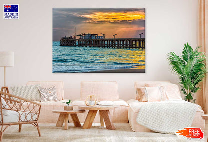 Light God's Bridge by Sea Sunset Sky View Photograph Print 100% Australian Made